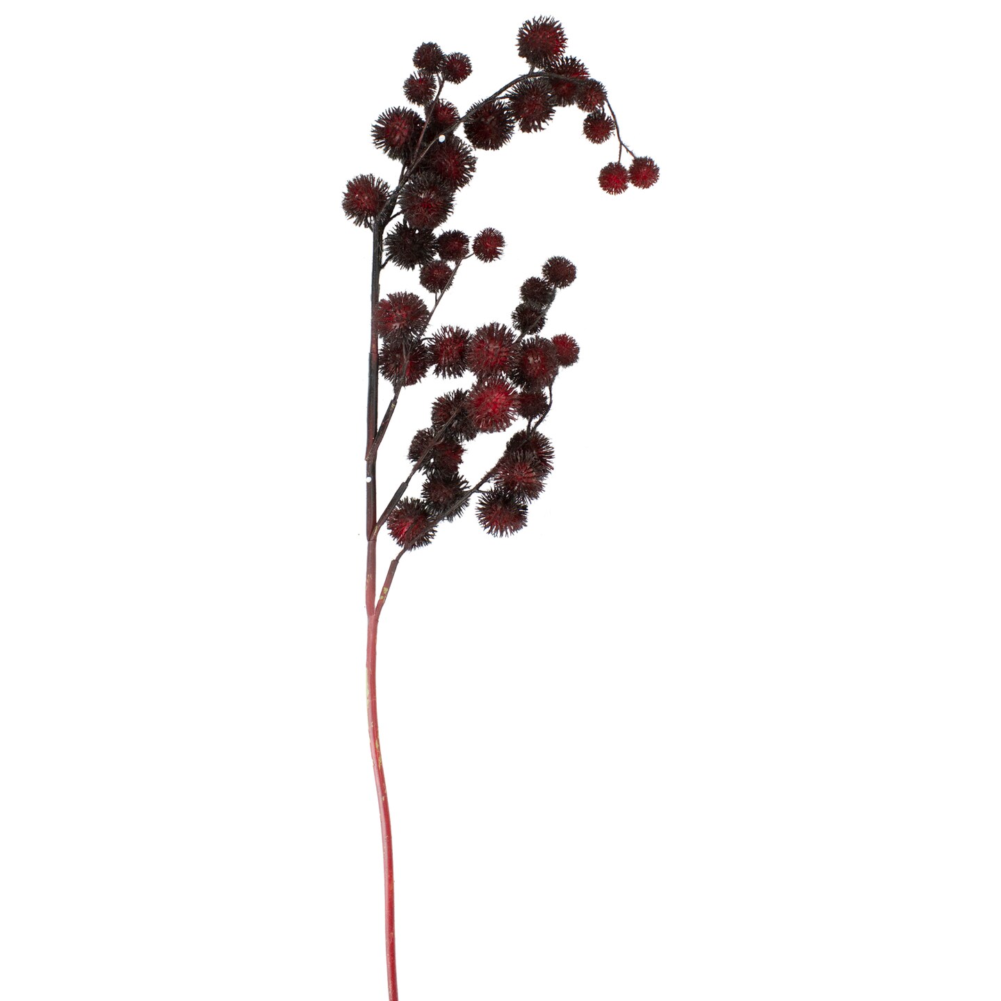 Northlight Artificial Weeping Thistle Christmas Spray - 41" - Red