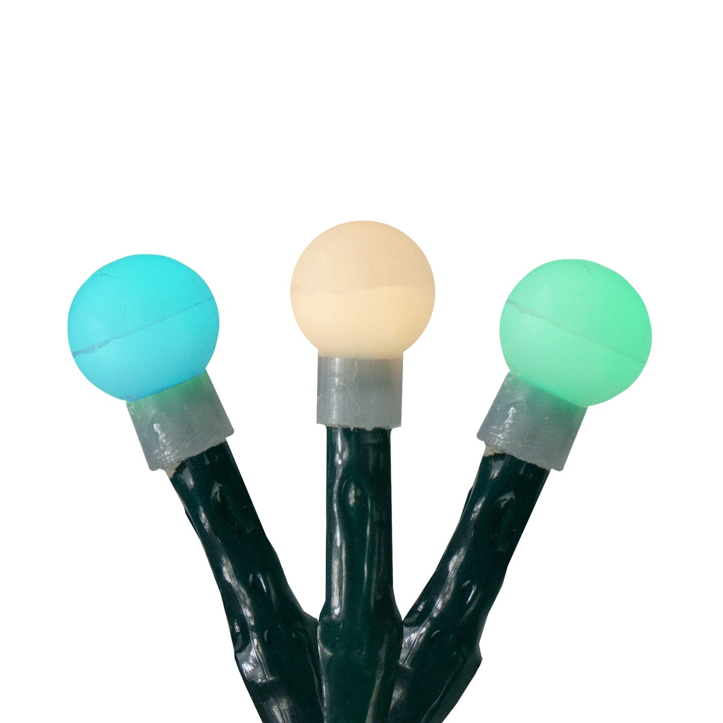 Hofert LED G10 Berry Christmas Lights - Multi-Color - 16.5 ft Green Wire - 200ct