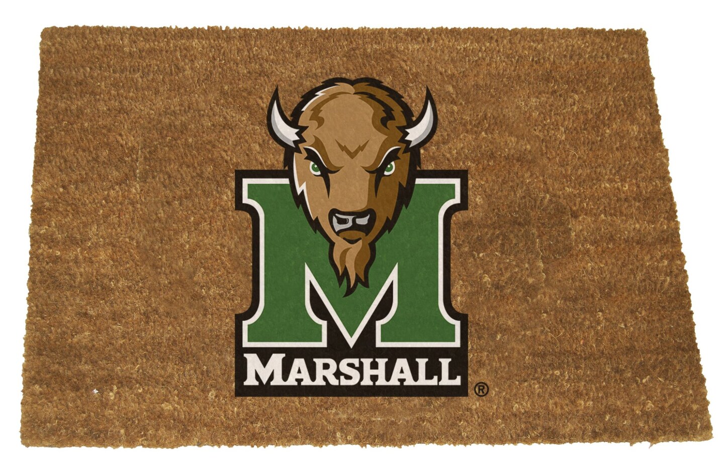 Memory Company NCAA Marshall Thundering Herd Rectangular Coir Door Mat 29.5&#x22; x 19.5&#x22;