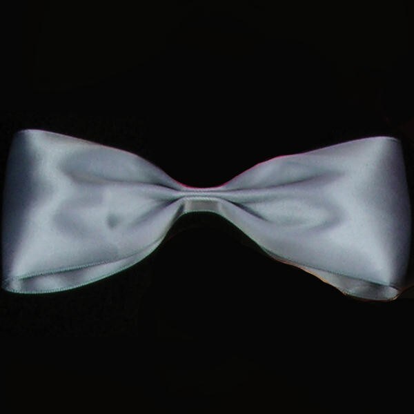 The Ribbon People Blue and Gray Contemporary Double Face Craft Ribbon 0.25&#x22; x 330 Yards