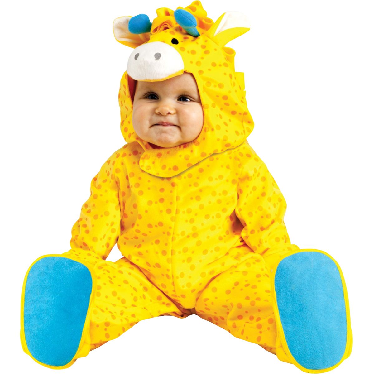The Costume Center Blue and Yellow Giraffe Infant Halloween Costume - Small