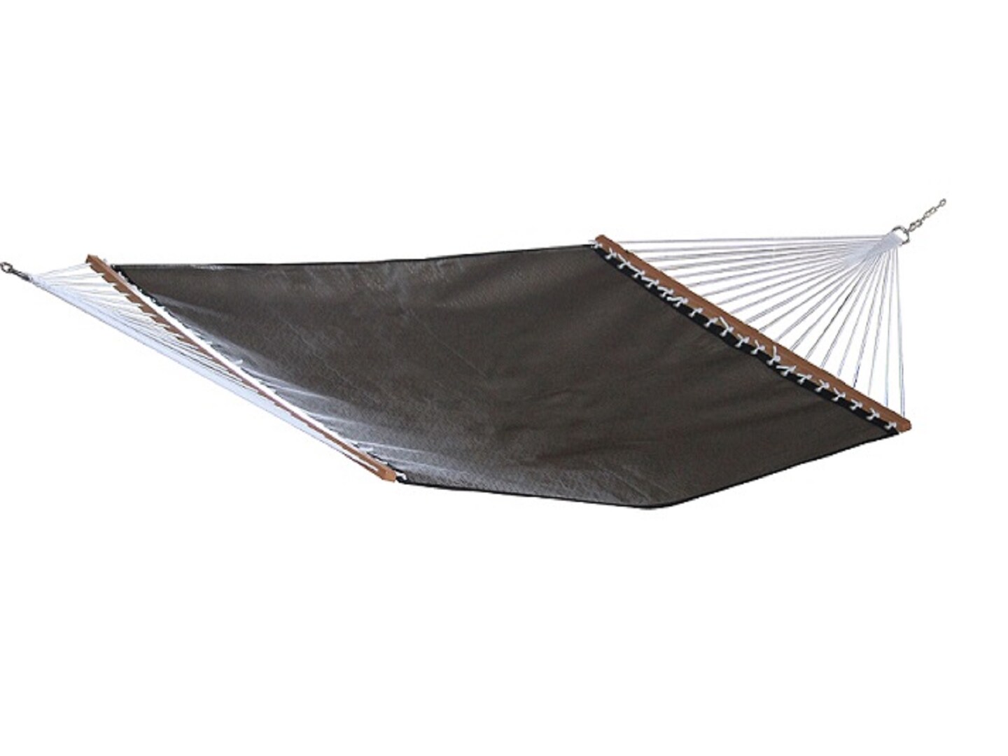 The Hamptons Collection Heavy Duty Poolside Two Person Double Textilene Hammock - 144&#x201D; x 60&#x22; - Gray