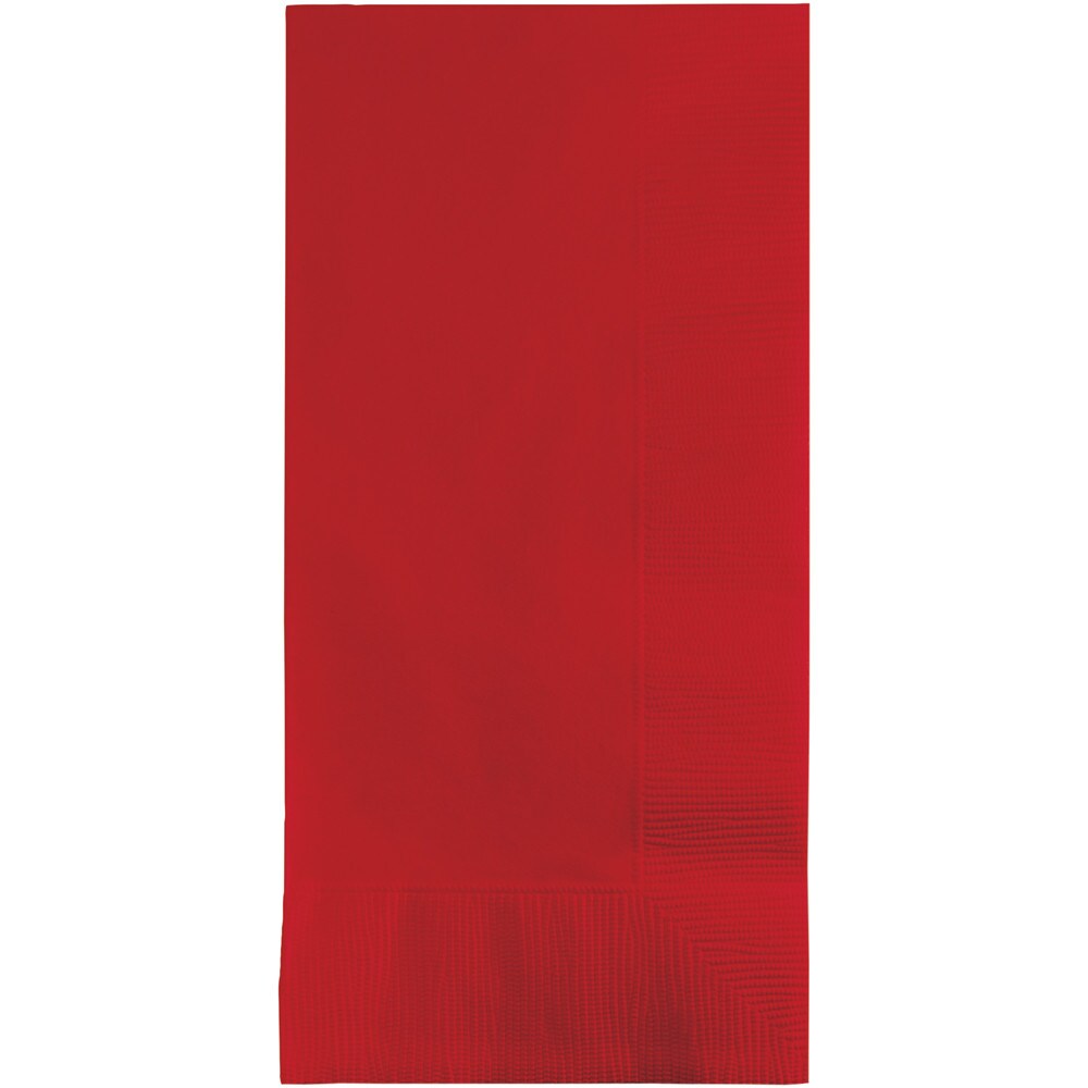 Party Central Club Pack of 600 Classic Red Disposable Dinner Napkins 8&#x22;