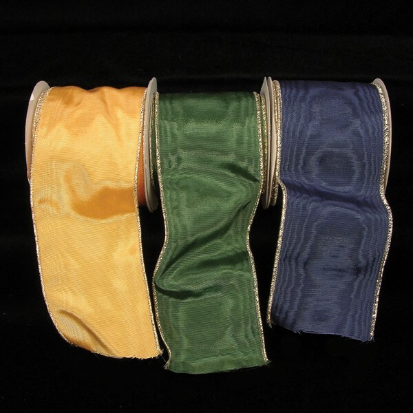 The Ribbon People Hunter Green Symphony Edge Wired Craft Ribbon 3&#x22; x 22 Yards