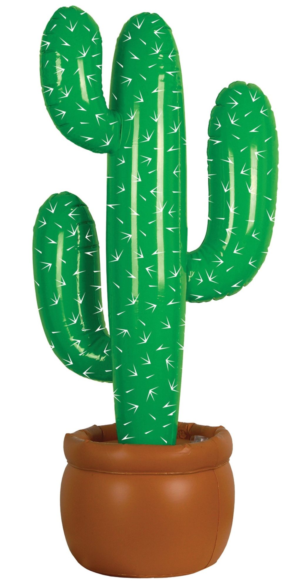 The Costume Center 35&#x22; Green and Brown Inflatable Cactus Halloween Decor