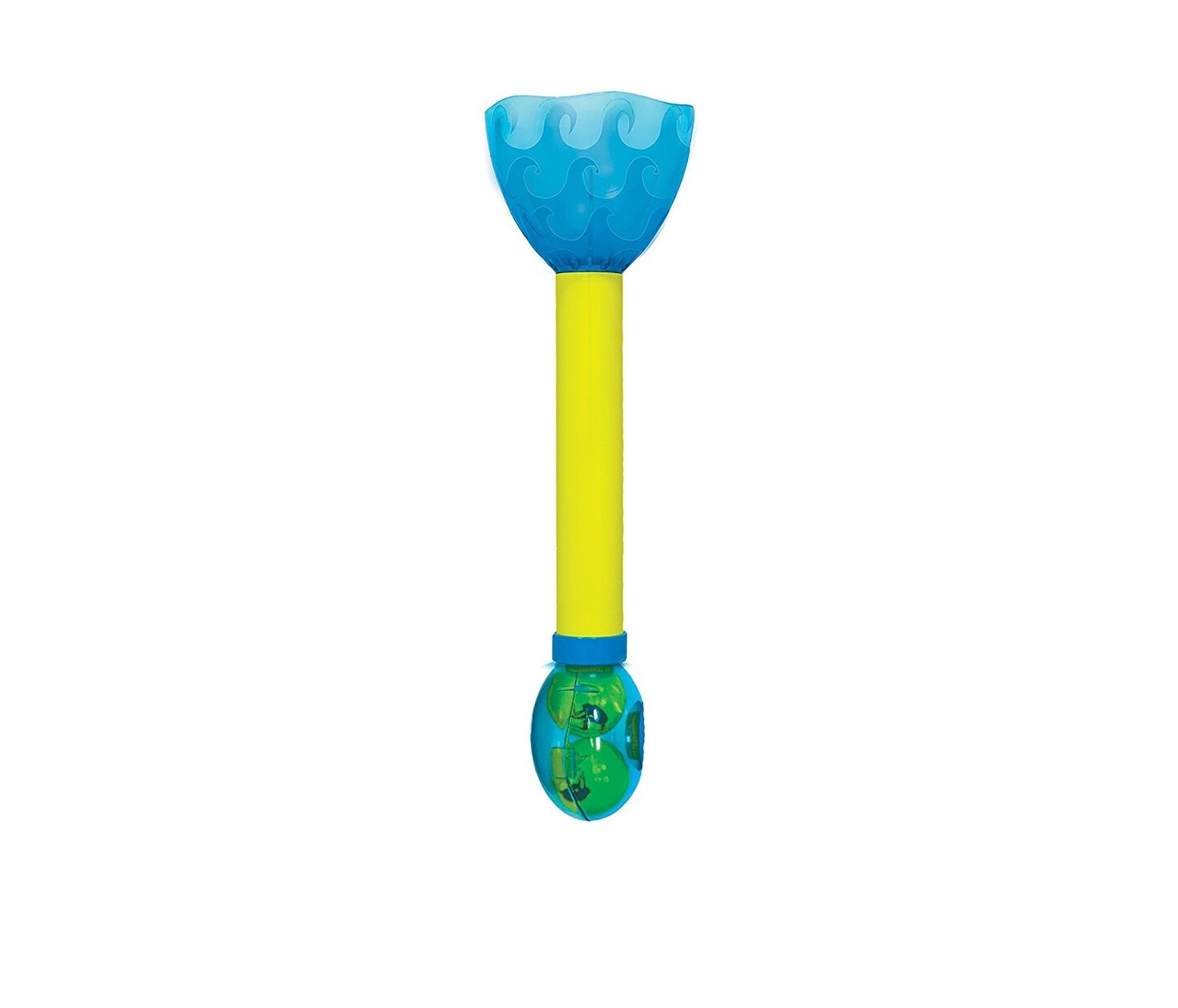 SwimWays 14.5&#x22; Yellow and Blue Hover Catch Shooter Swimming Pool Water Toy