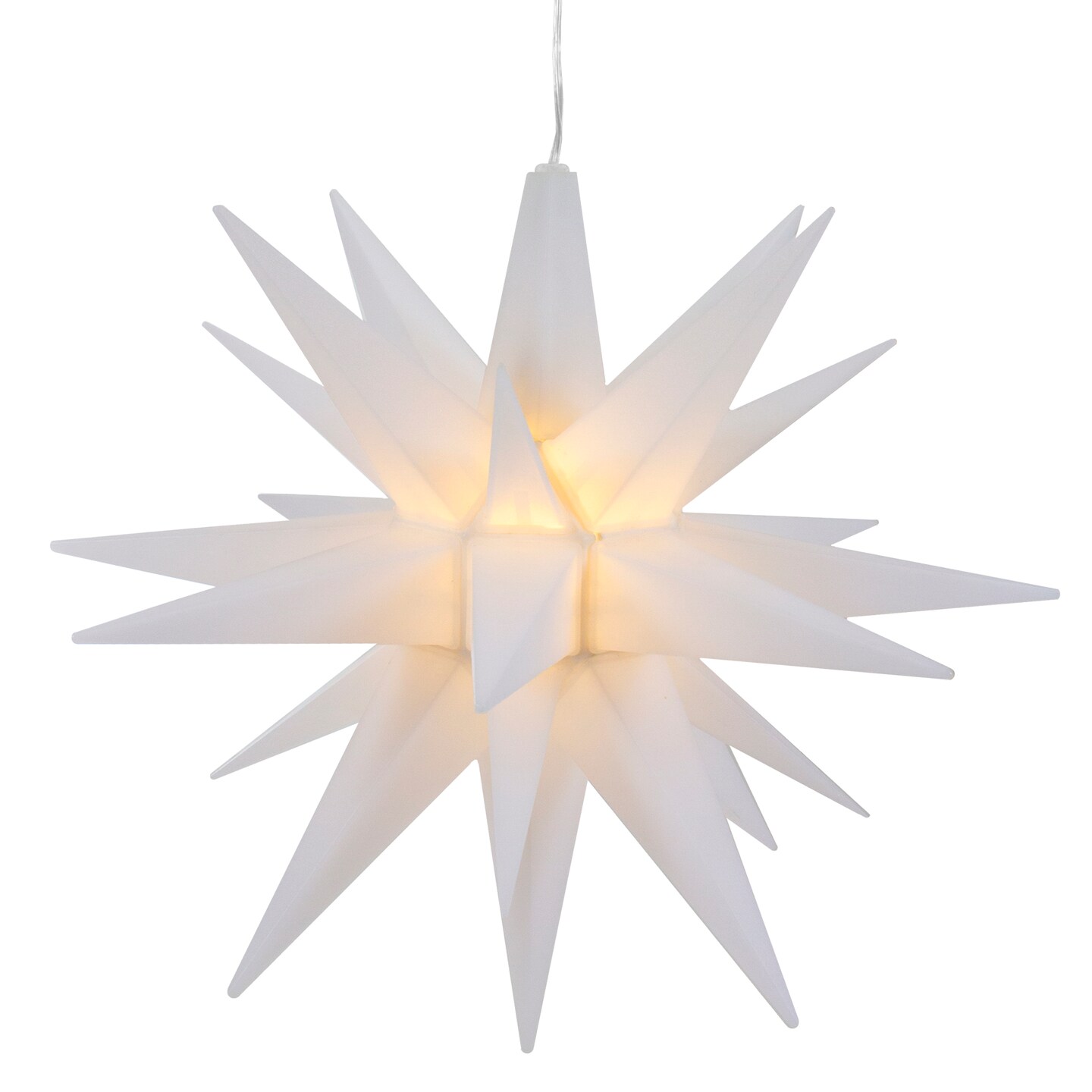 Northlight 12&#x22; White LED Lighted Moravian Star Christmas Decoration