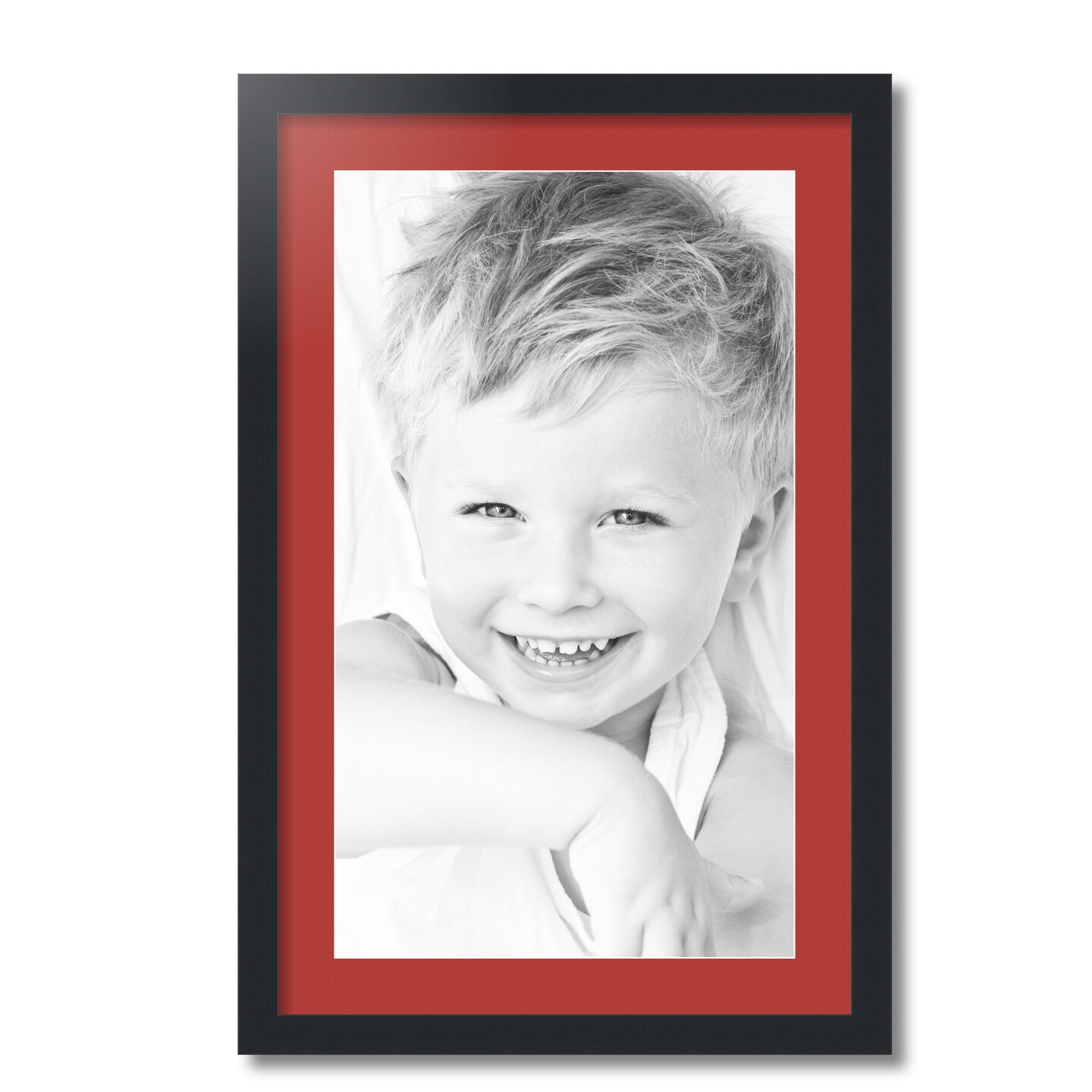 ArtToFrames 18x28" Matted Picture Frame with 14x24" Single Mat Photo Opening Framed in 1.25" Black and 2" Mat (FWM-3926-18x28)