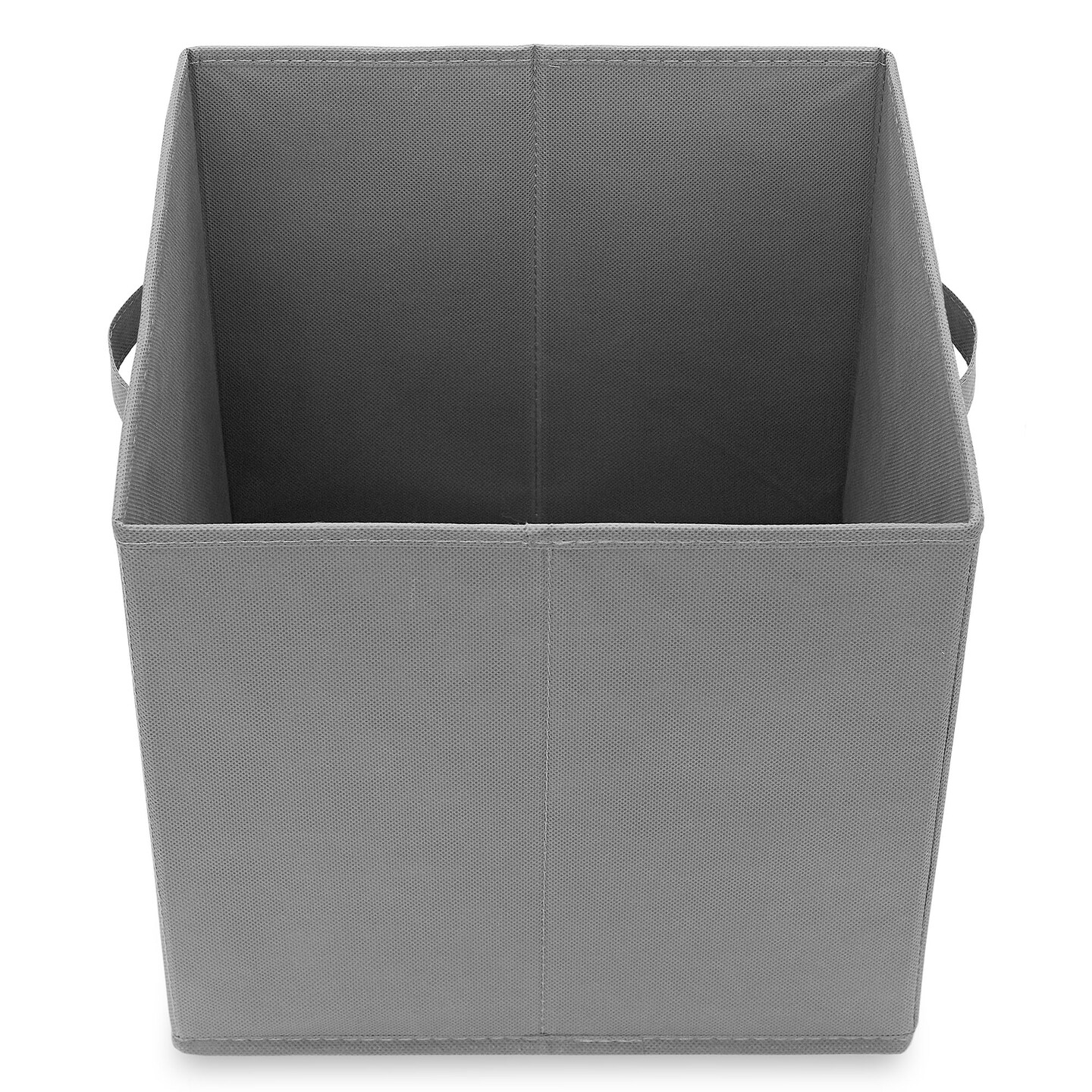 Casafield Set of 12 Collapsible Fabric Cube Storage Bins - Foldable Cloth Baskets for Shelves, Cubby Organizers & More