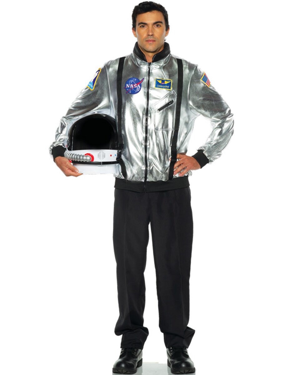 Men's Astronaut Silver Space Costume Jacket | Michaels