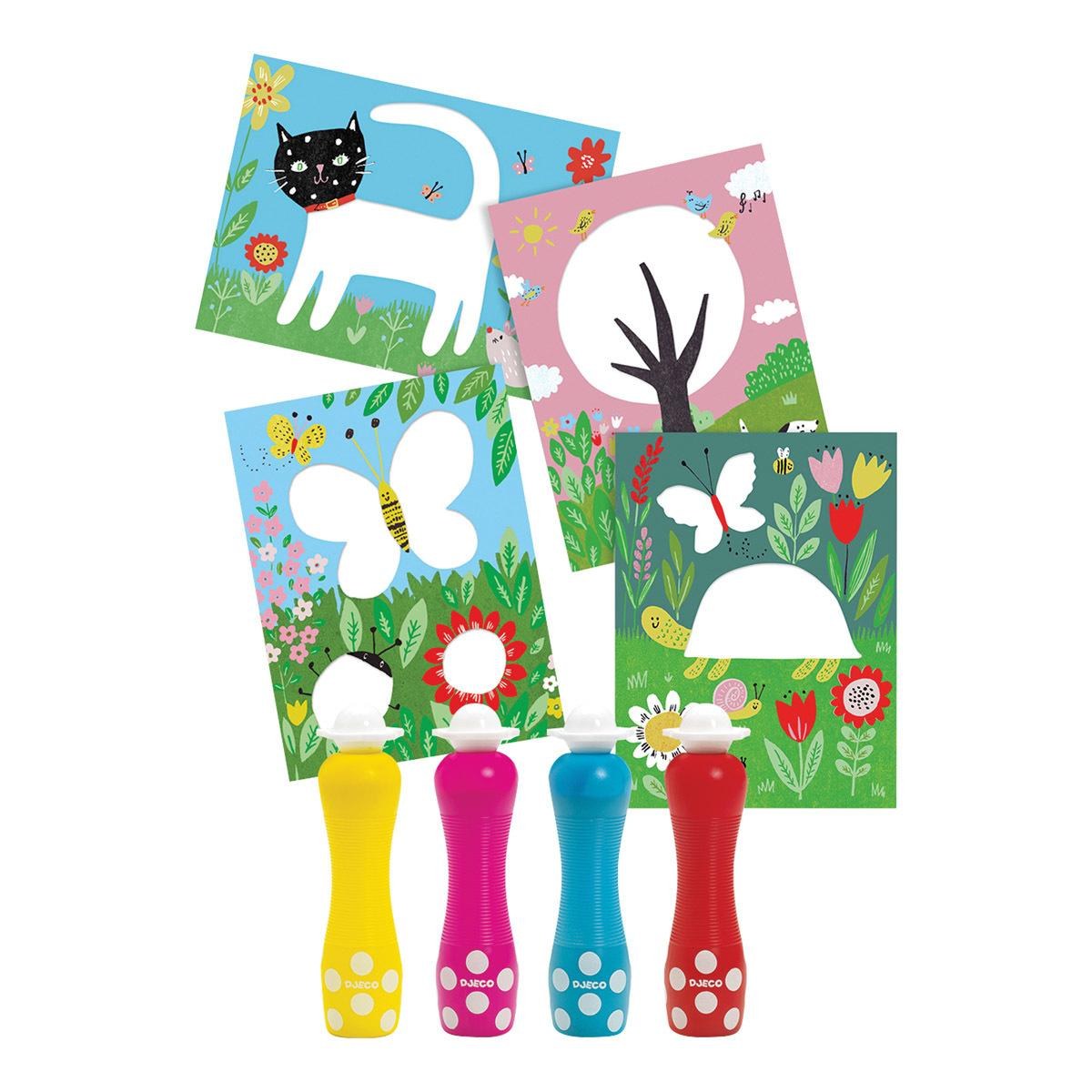 Djeco Small Dots Mess-Free Painting Set