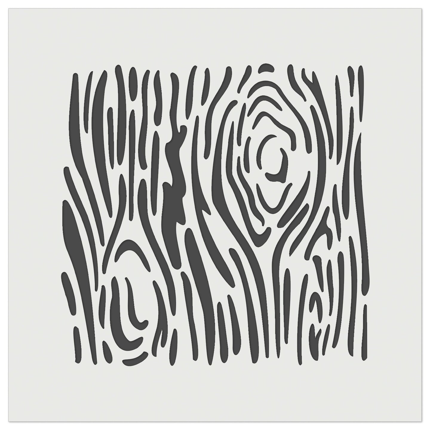 Wood Grain Wall Cookie DIY Craft Reusable Stencil