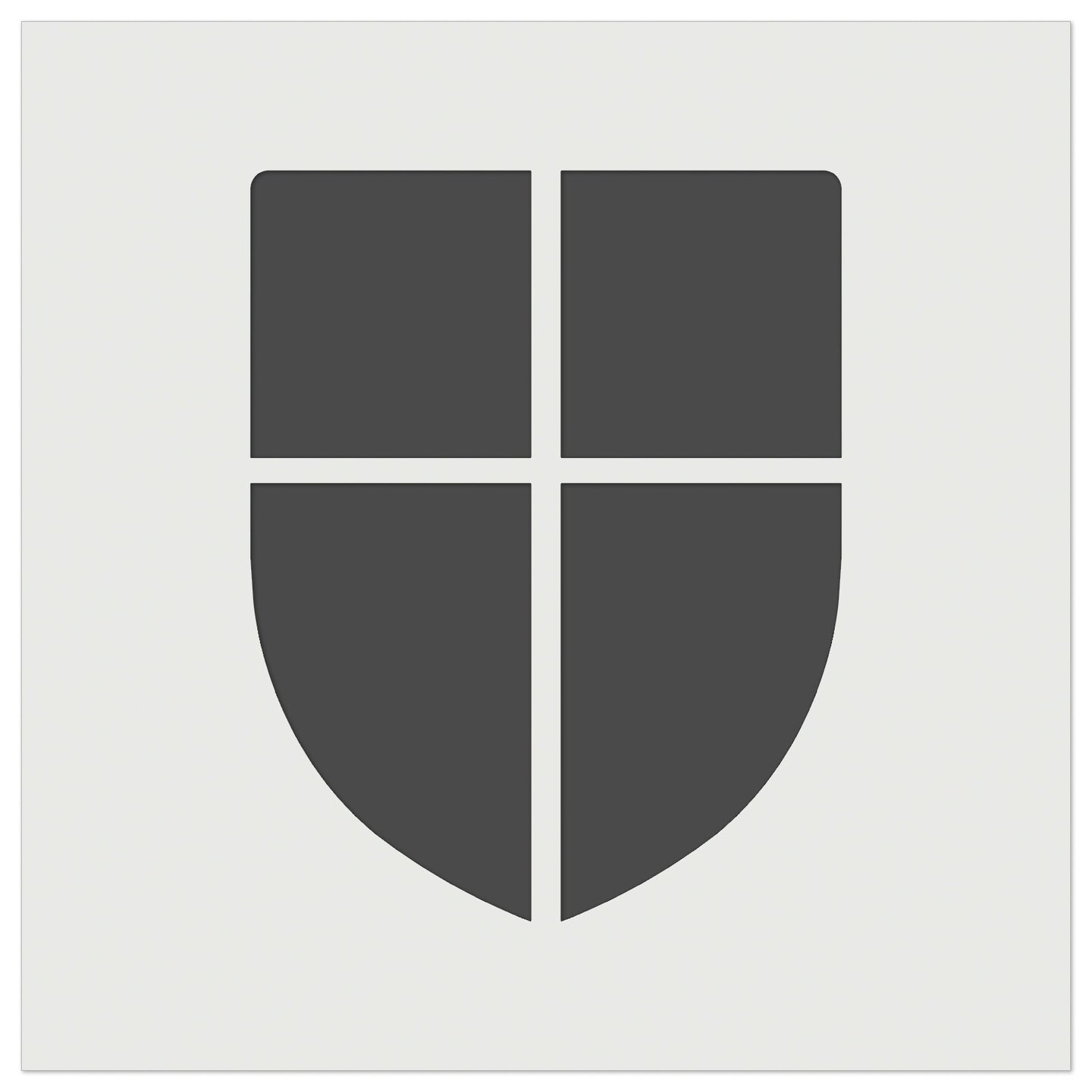 Shield Symbol of Protection Wall Cookie DIY Craft Reusable Stencil