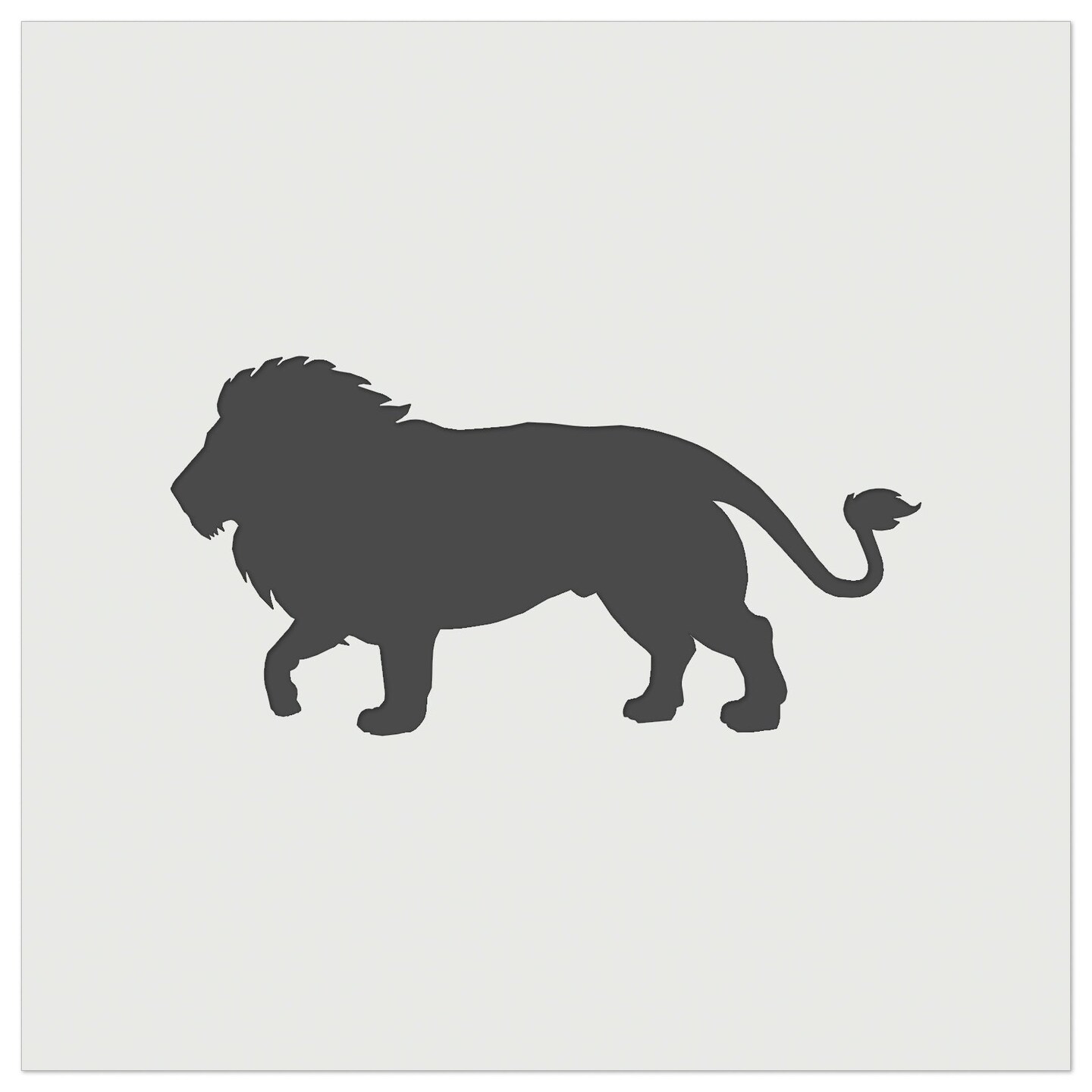 Lion Solid Wall Cookie DIY Craft Reusable Stencil