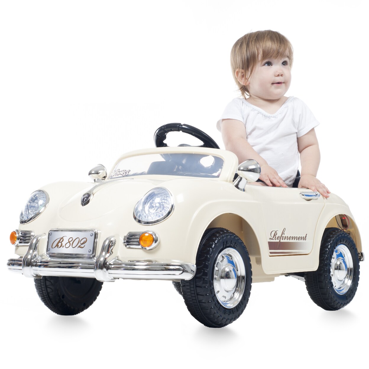 Lil&#x27; Rider Lil Rider 58 Speedy Sportster Battery Operated Classic Car w/ Remote Ages 2 - 4