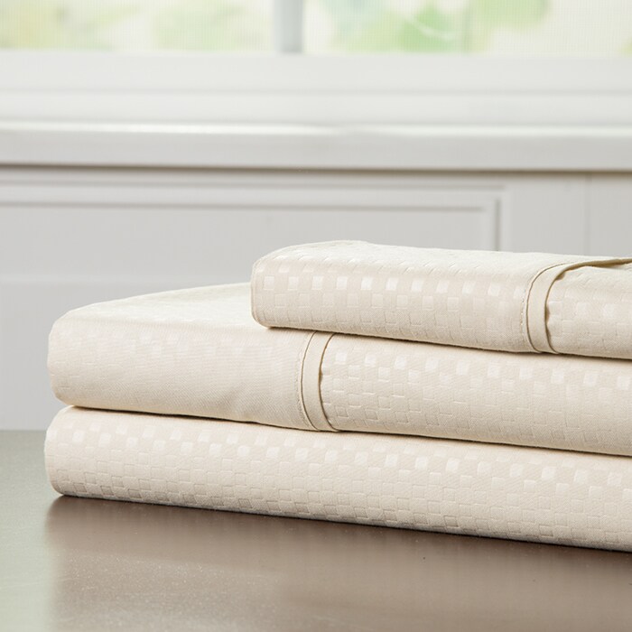 Lavish Home Embossed Sheet Set Champagne Twin Michaels
