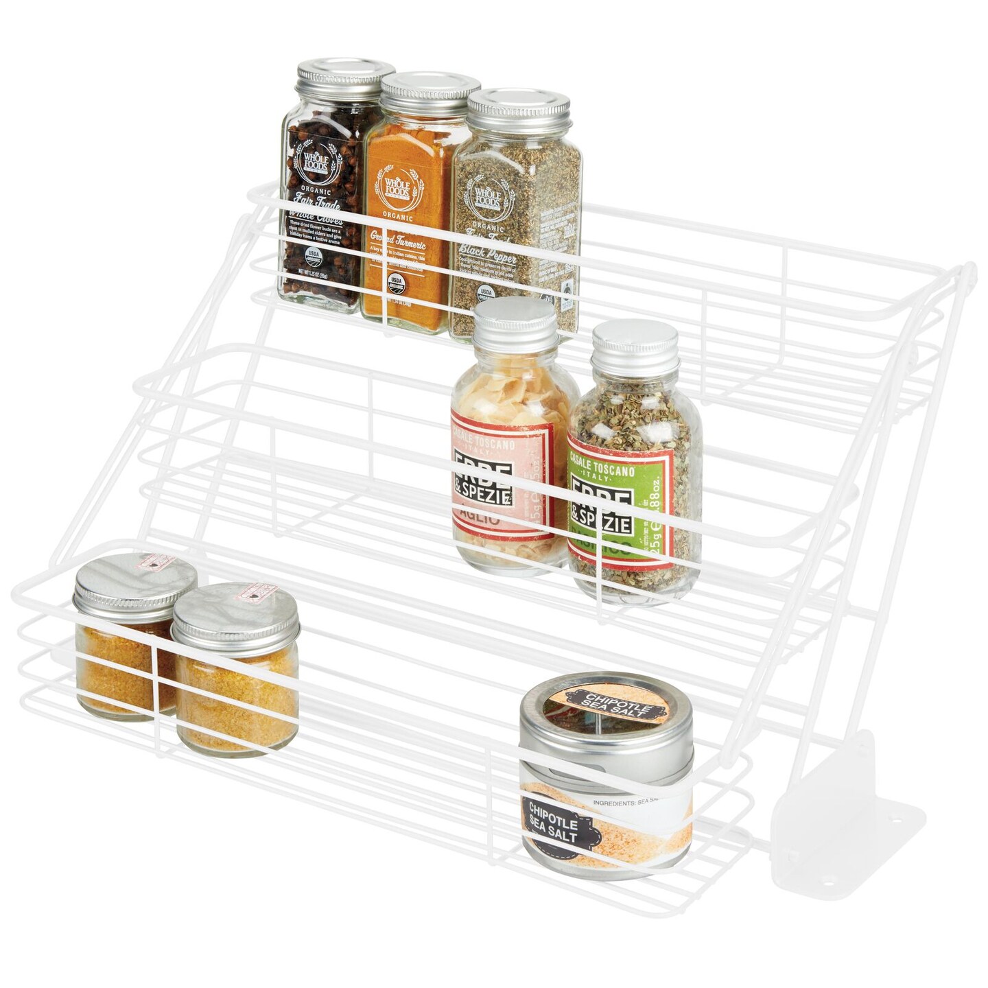 Kitchen Details 3 Tier Can Storage Organizer Rack