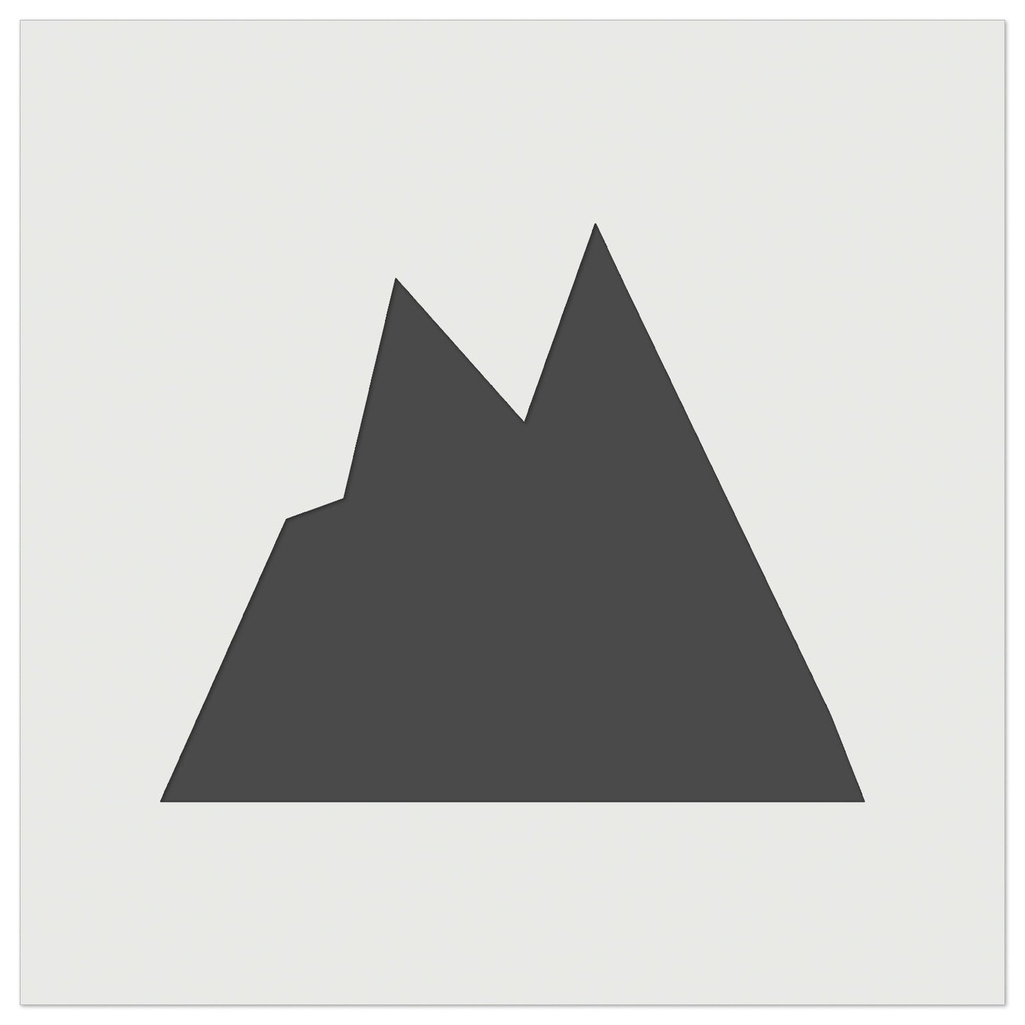 Mountains Jagged Wall Cookie DIY Craft Reusable Stencil