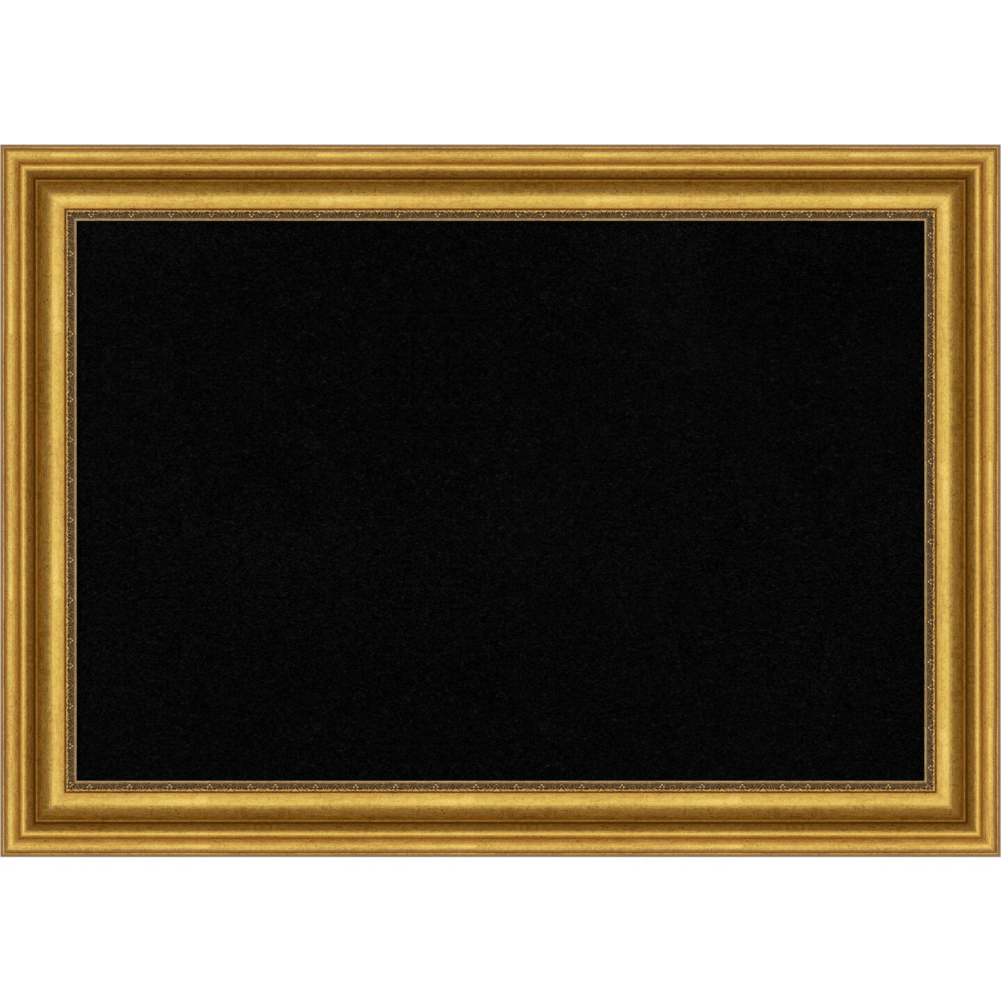 Parlor Framed Corkboard, Black Cork