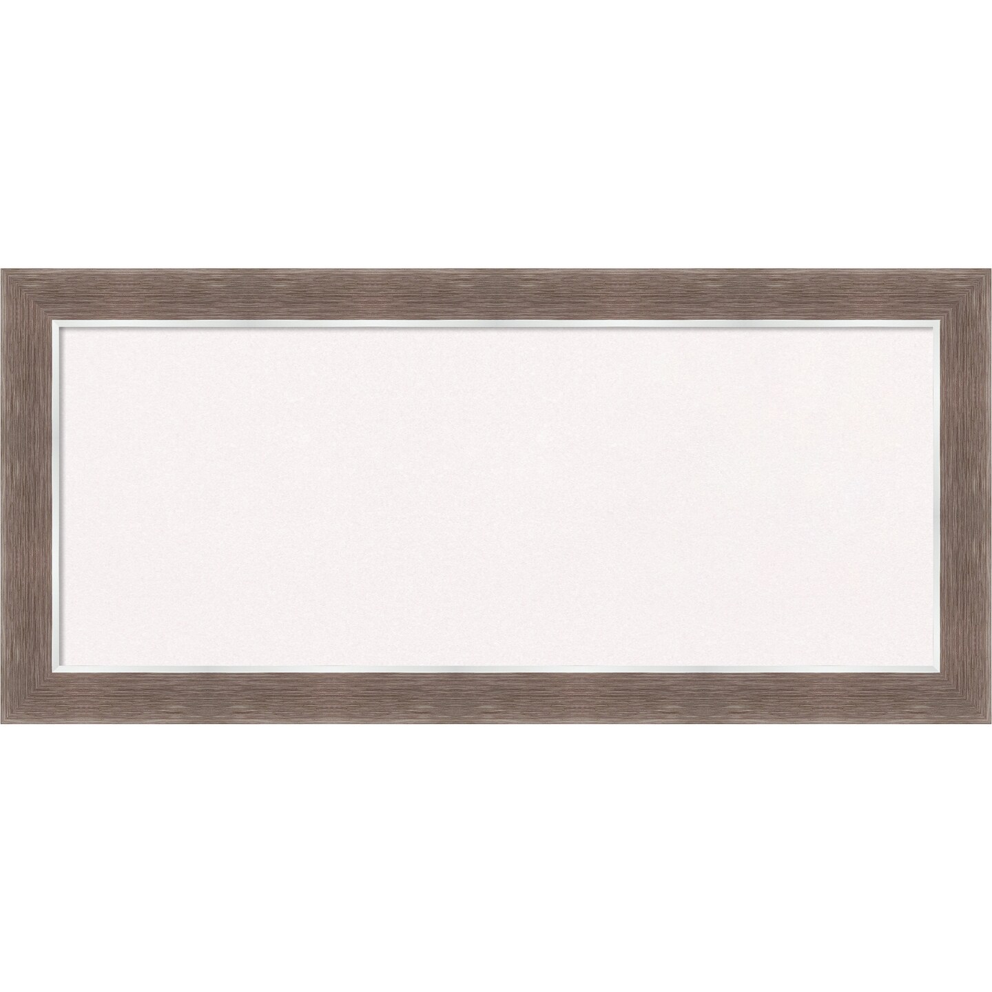Noble Mocha Framed Corkboard, White Cork
