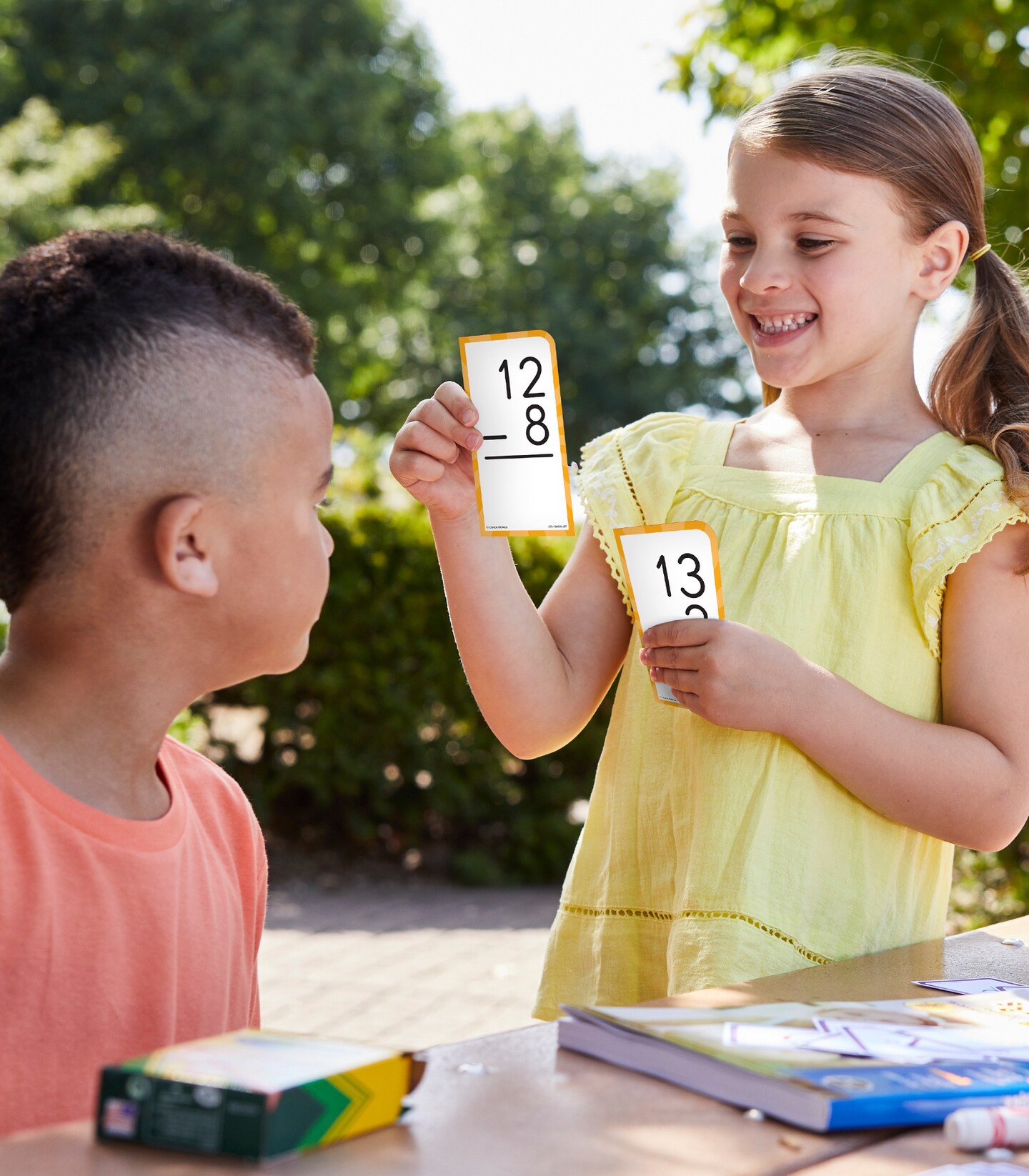 Carson Dellosa 169 Subtraction Flash Cards, All Facts for Subtracting Through 12, Mathematics Flashcards for Ages 6 and Up, Kindergarten and 1st Grade Learning Activities and Math Games for Kids 5-7