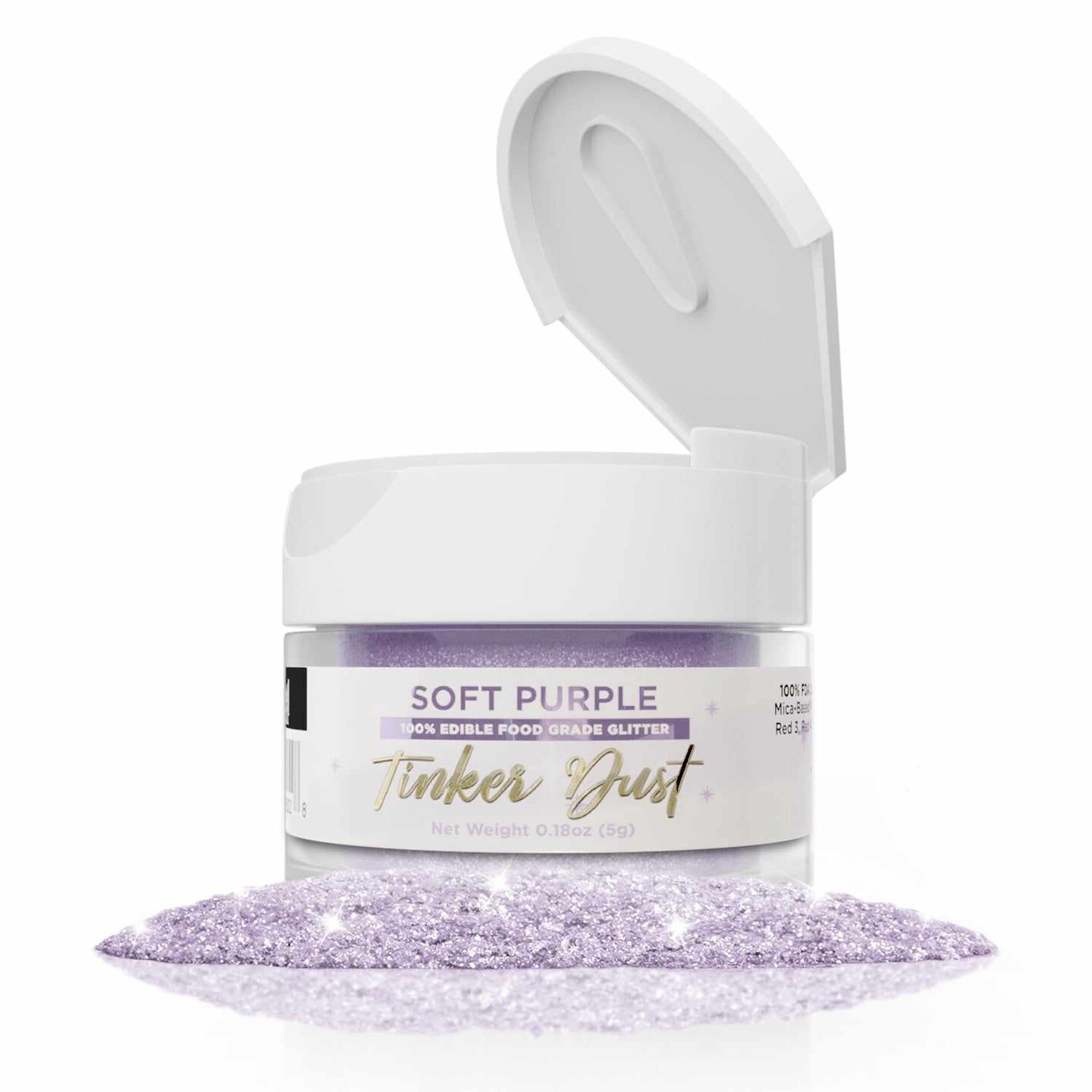 Soft Purple Edible Glitter | Tinker Dust&#xAE; 5 Grams
