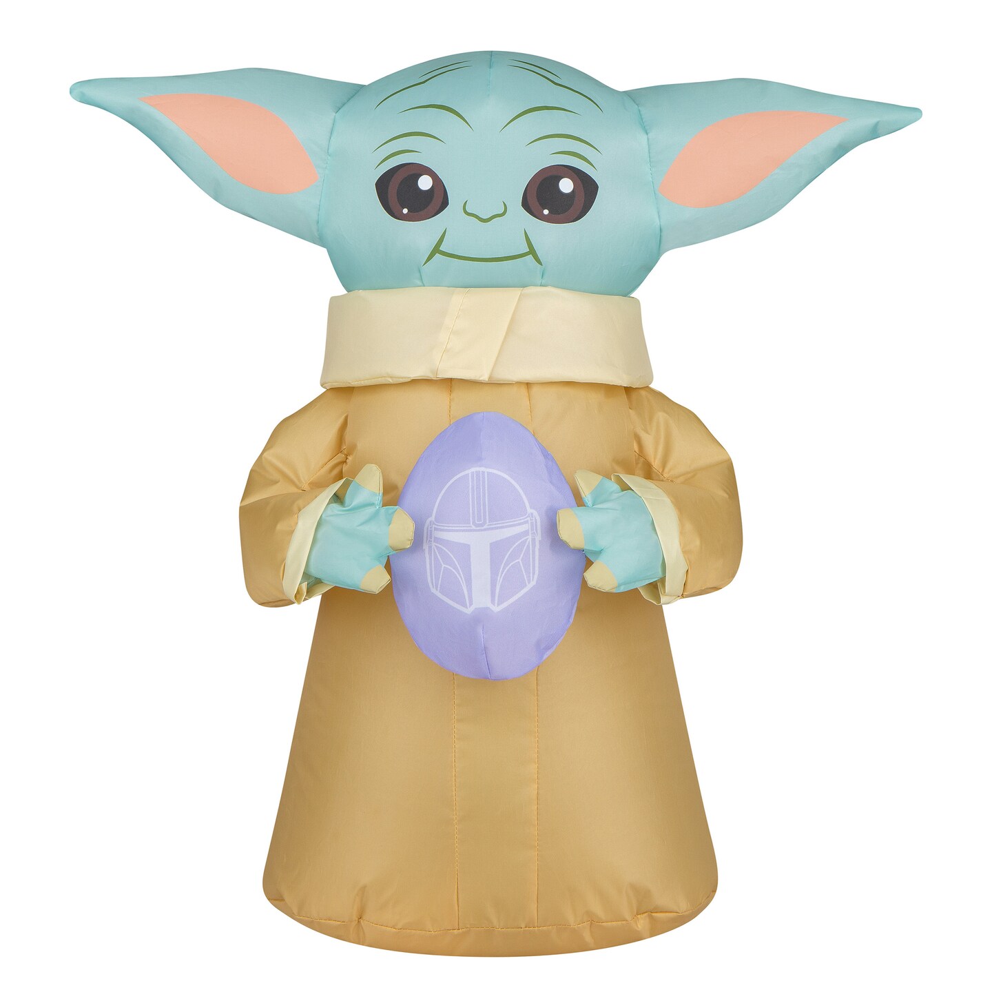 National Tree Company Inflatable Baby Yoda Decoration, Self Inflating, 4 AA Batteries Required, Easter Collection, 18 Inches