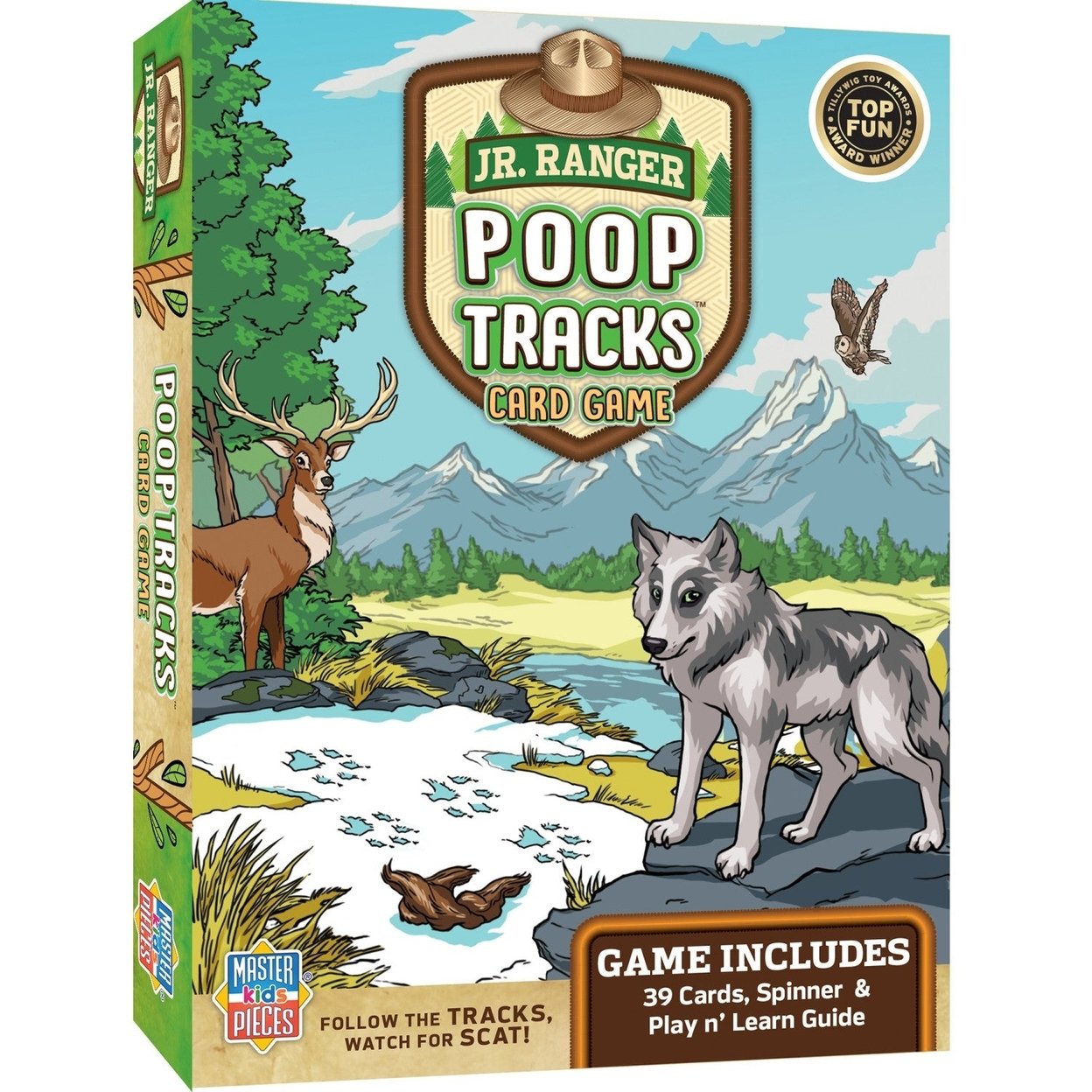 Masterpieces Jr. Ranger Poop Tracks Card Game 