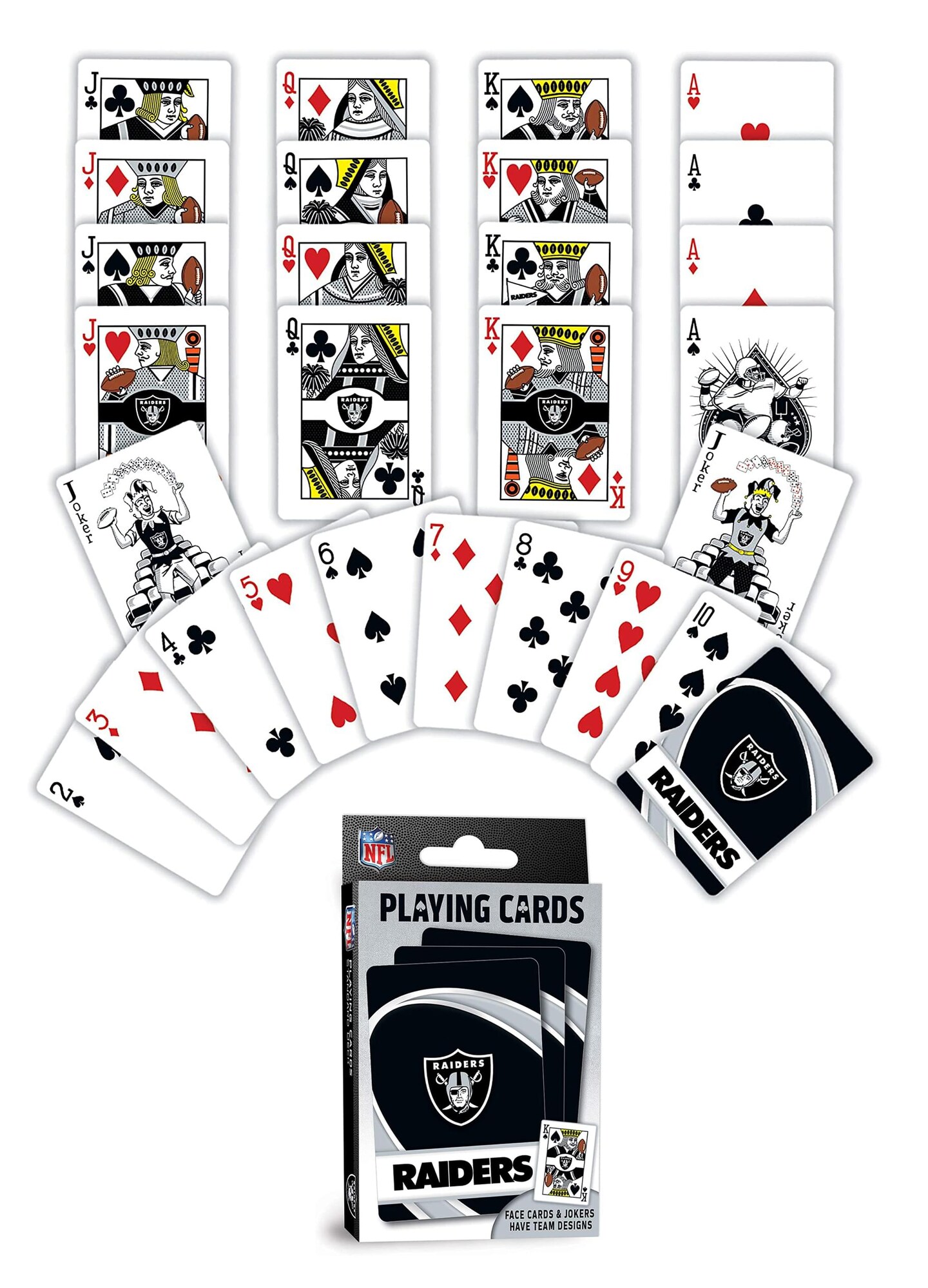 Las Vegas Raiders NFL Playing Cards