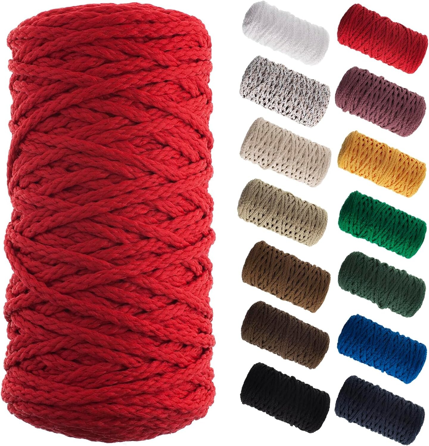 John Bead 4mm Braided Macrame Cord 70yds