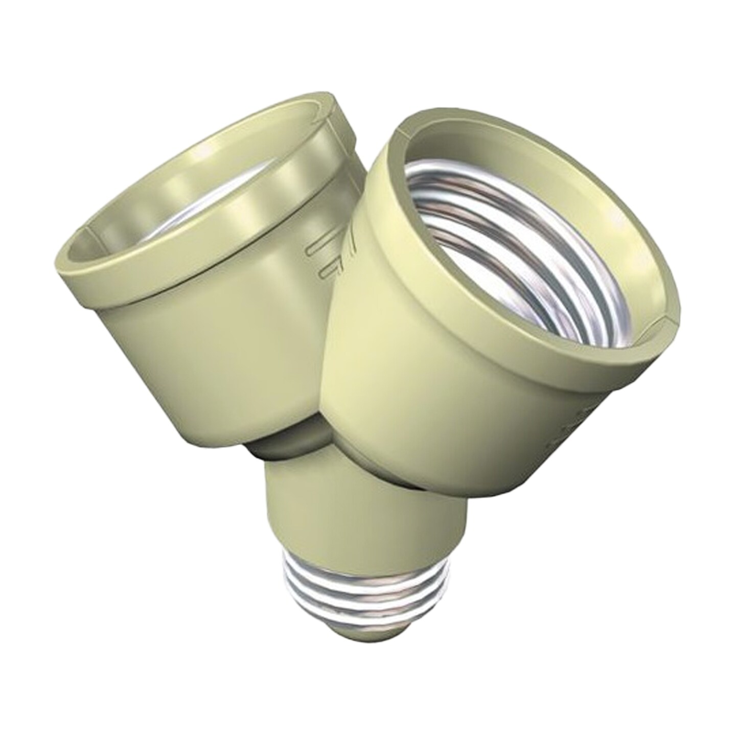 Stanley Twin Socket Adapter - Converts One Bulb Socket into Two