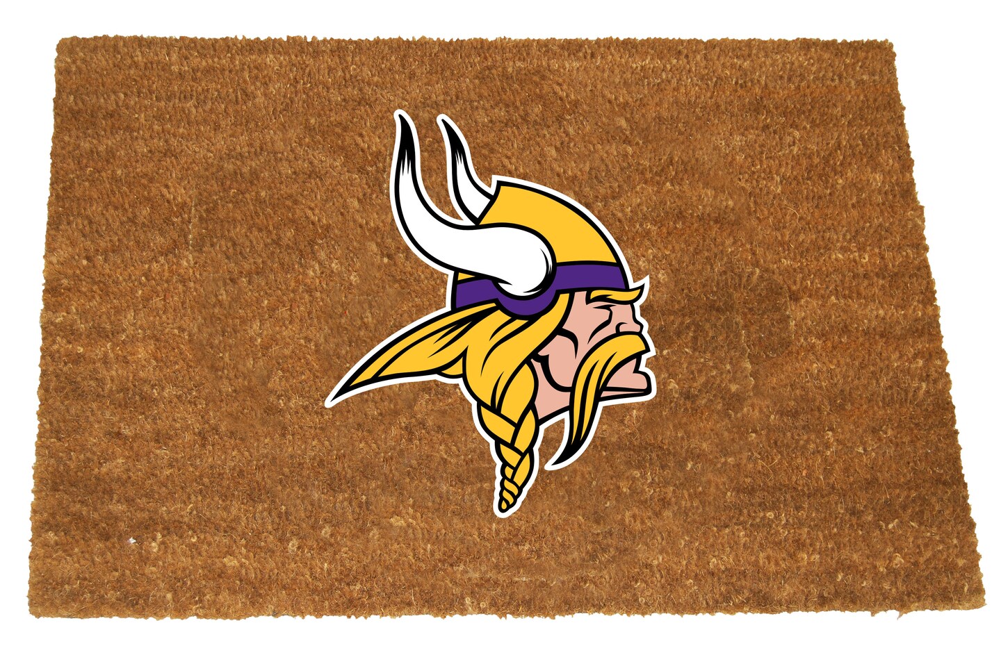 The Memory Company NFL Minnesota Vikings Rectangular Coir Door Mat 29.5&#x22; x 19.5&#x22;