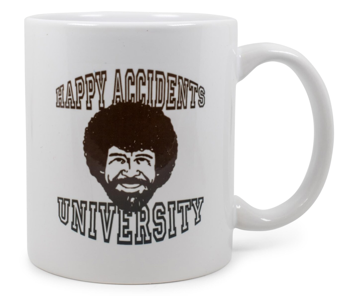 Bob Ross &#x22;Happy Accidents University&#x22; Ceramic Mug | Holds 11 Ounces