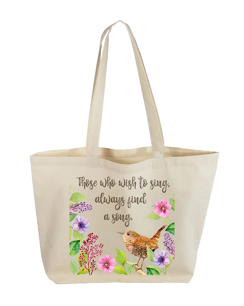 Flora and Fauna Canvas Tote Bags Michaels