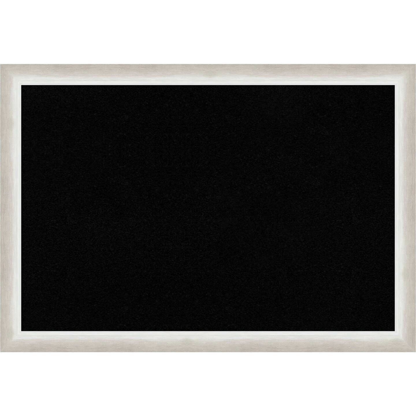 Two Tone Wood Framed Corkboard, Black Cork