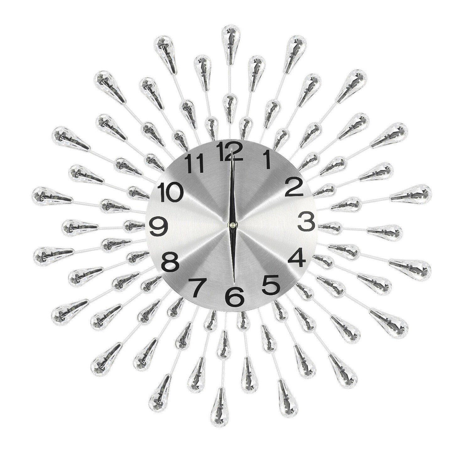 Kitcheniva Modern Crystal Wall Clock Battery Operated