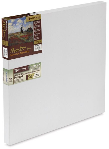 Masterpiece Monet Pro Sausalito Cotton Canvas - 20&#x22; x 20&#x22;, Acrylic-Primed