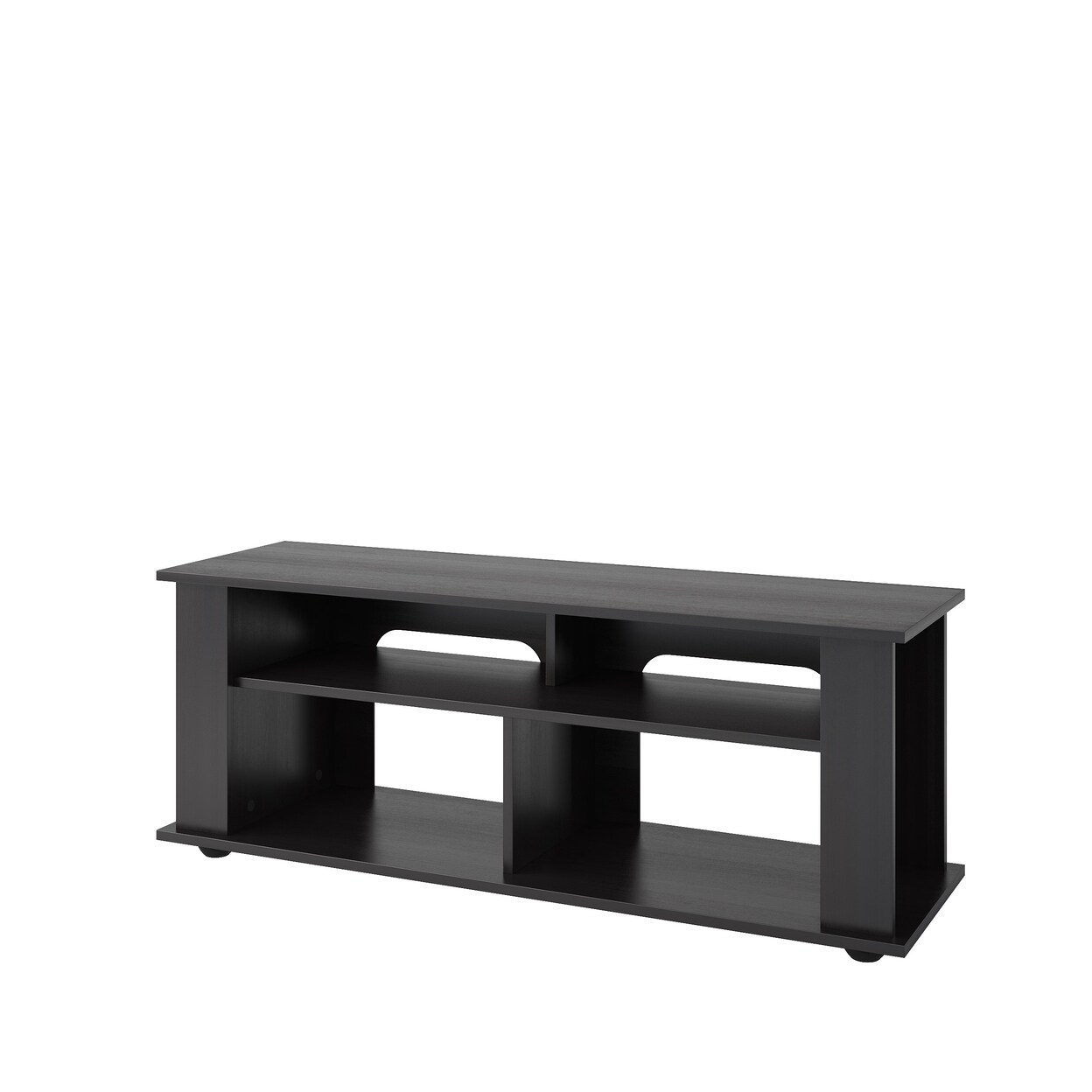 Corliving Bakersfield Ravenwood Black Tv Stand For Tvs Up To 55&#x22;