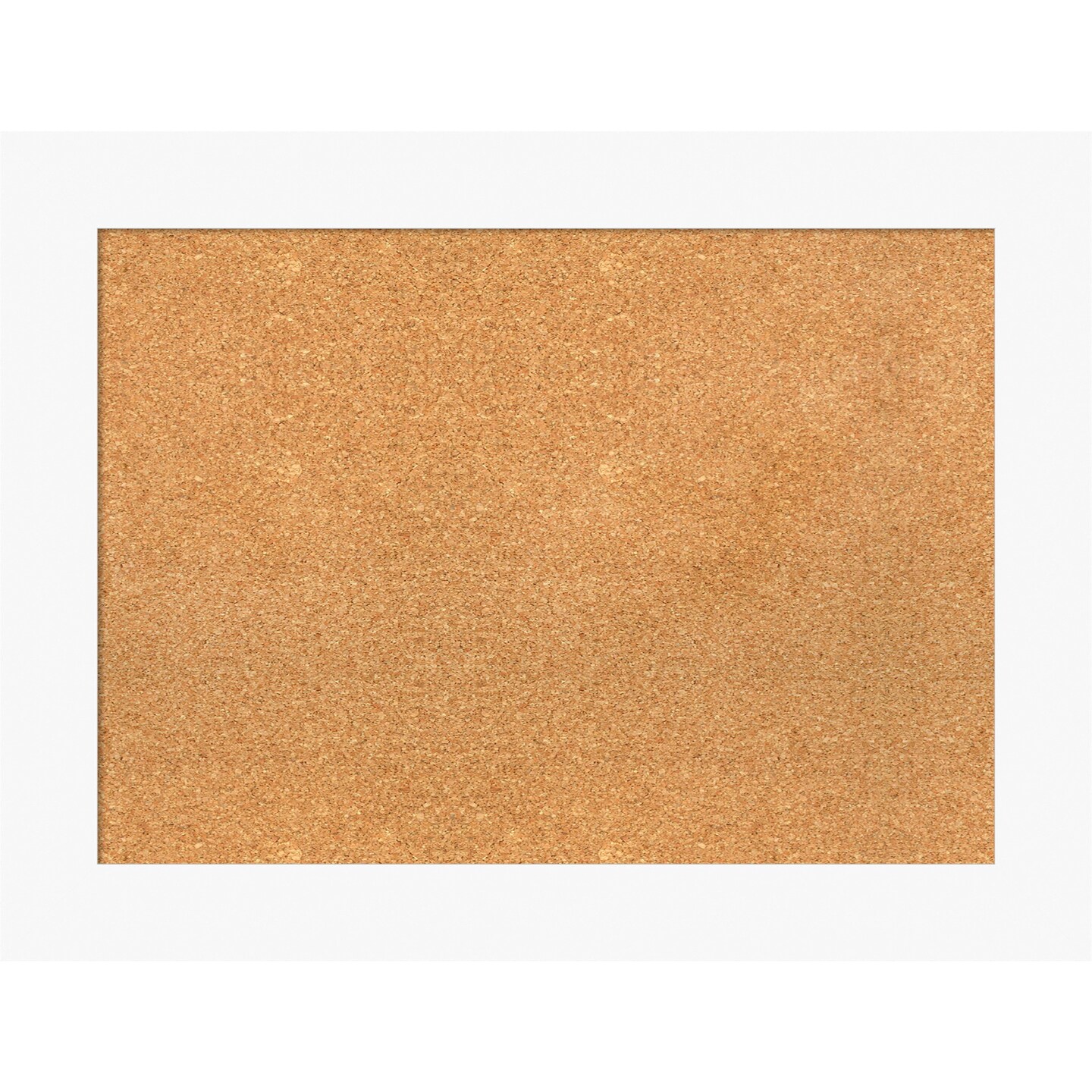 Basic Wood Framed Corkboard, Natural Cork