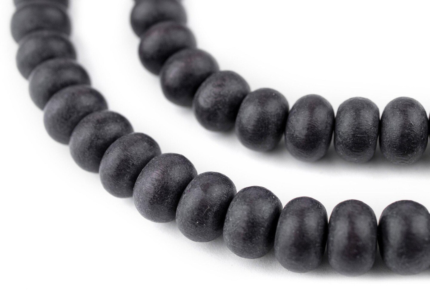 TheBeadChest Dark Grey Abacus Natural Wood Beads (8x12mm): Organic  Eco-Friendly Wooden Bead Strand for DIY Jewelry, Crafts, Necklace and  Bracelet