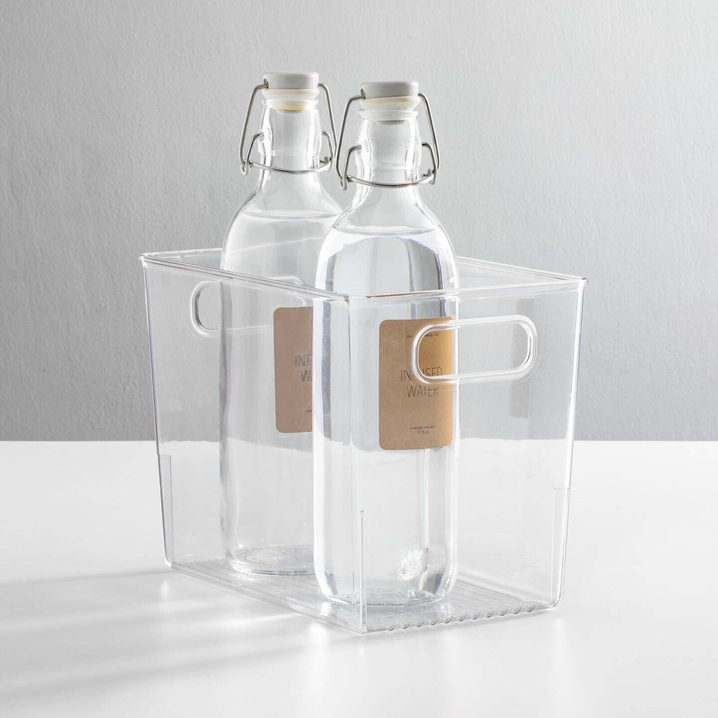 mDesign Plastic Kitchen Pantry Storage Organizer Container Bin