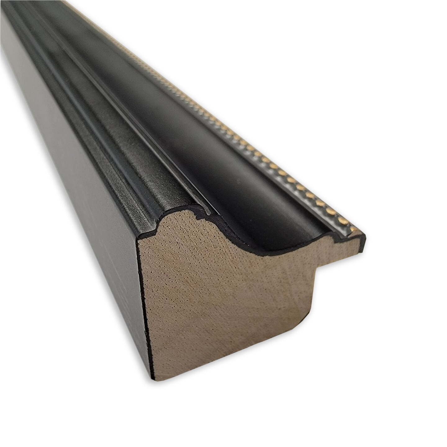 Stylish Black Wood Framed Corkboard, White Cork