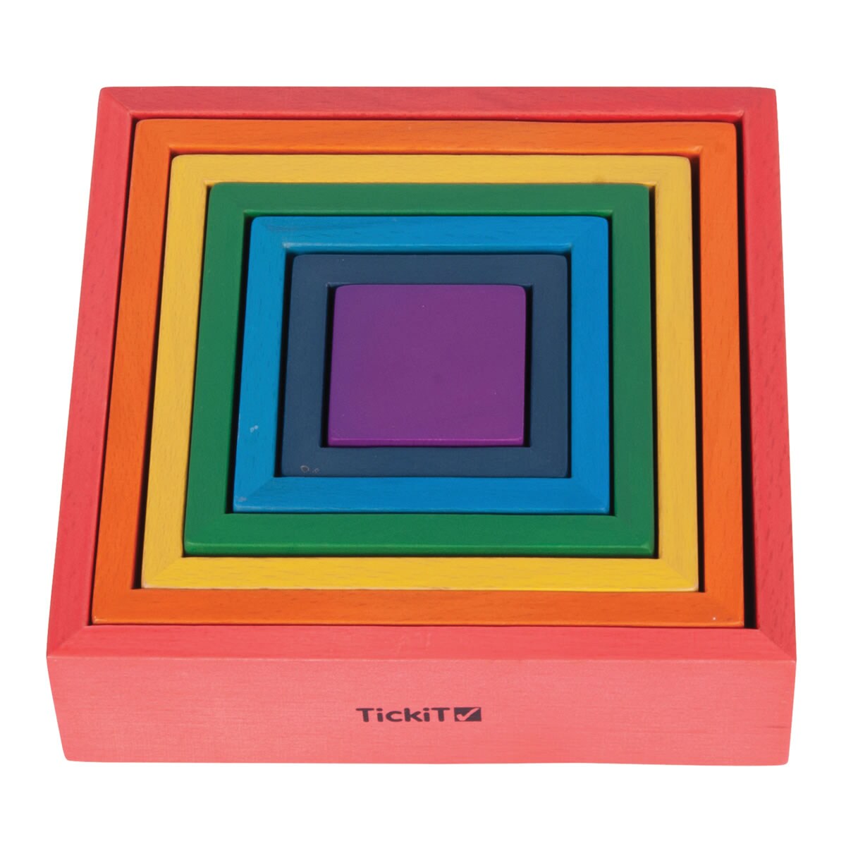 TickiT TickiT Rainbow Architect Squares - 7 Pieces