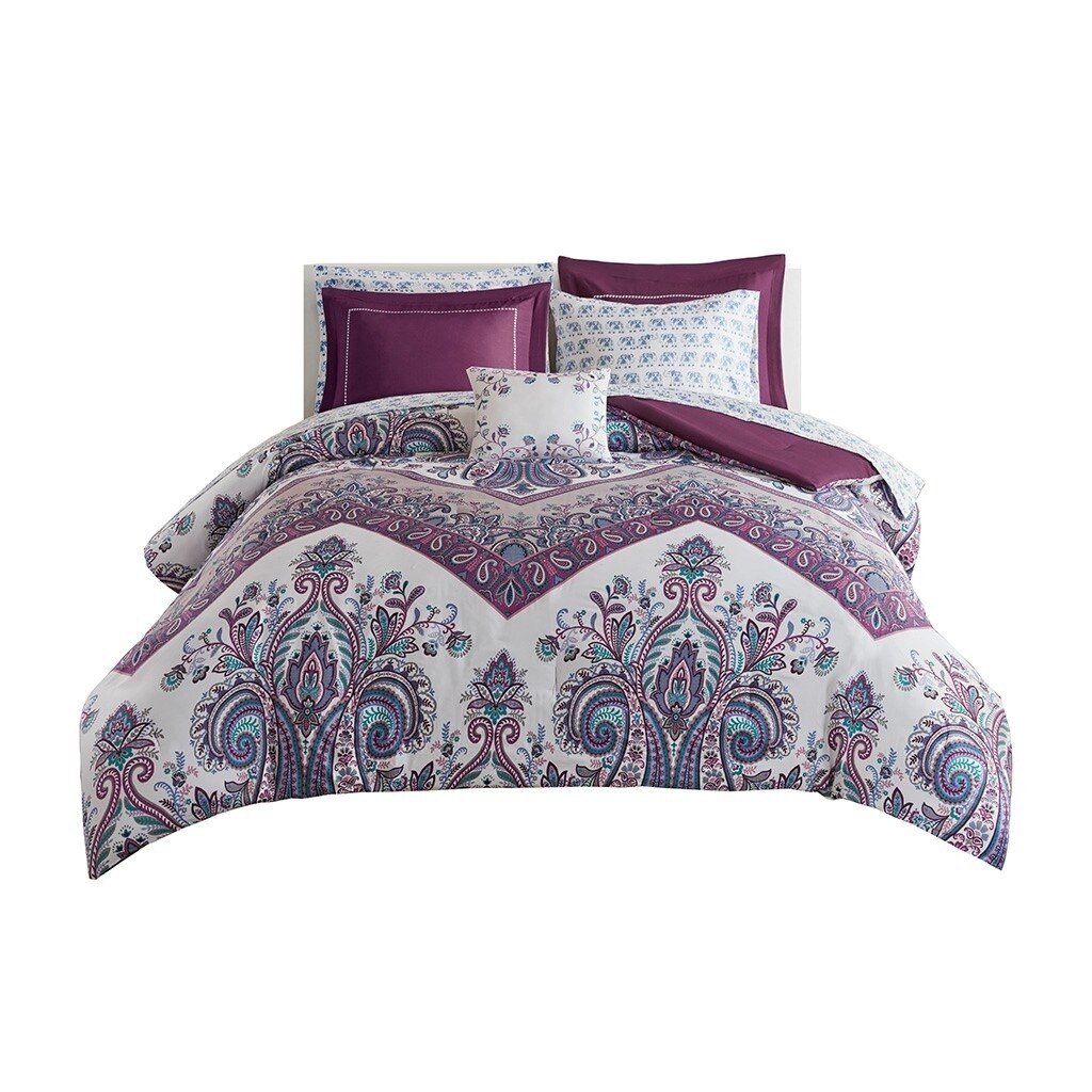 Gracie Mills   Silvius Boho Complete Comforter Set with Bed Sheets - GRACE-10449
