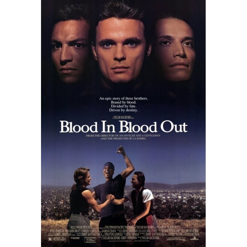 Pop Culture Graphics Blood In . . . Blood Out Bound by Honor Movie Poster (11 x 17) - Item  MOVAD8904