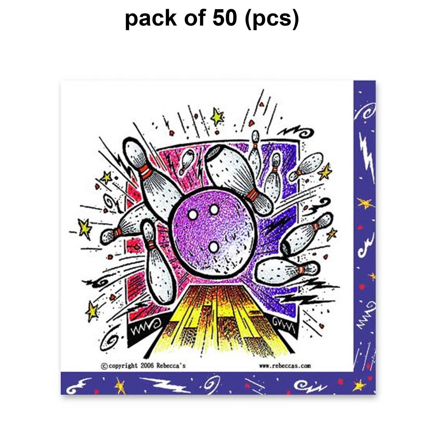 Smash Bowl Party Luncheon Napkins - 6 1/2 inches Multipack Napkins | Raheev®