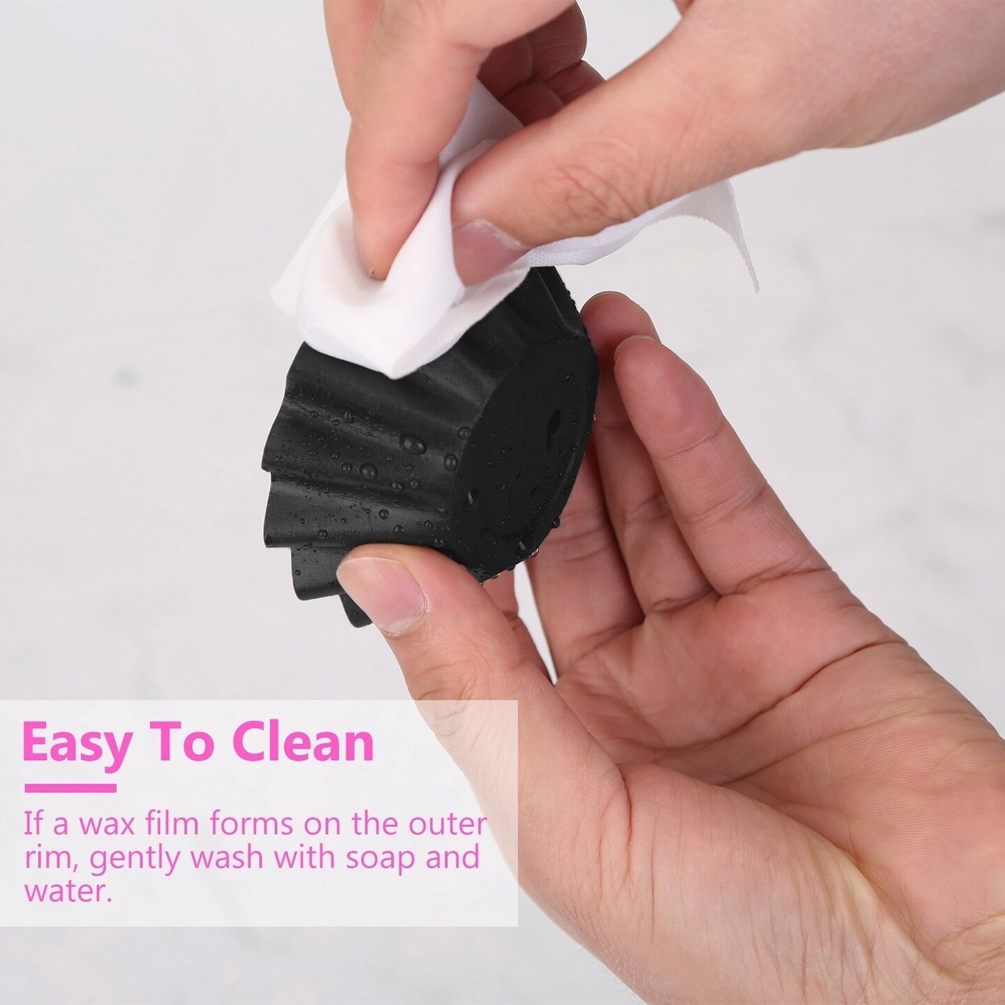 Global Phoenix 50Pcs Wax Melt Warmer Liners Reusable Leak-proof Candle Tray Liner for Scented Wax Electric Wax Warmers Plug in Warmers