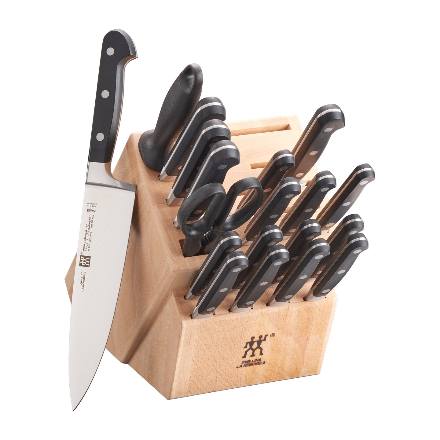 ZWILLING Professional &#x22;S&#x22; 20-pc Knife Block Set