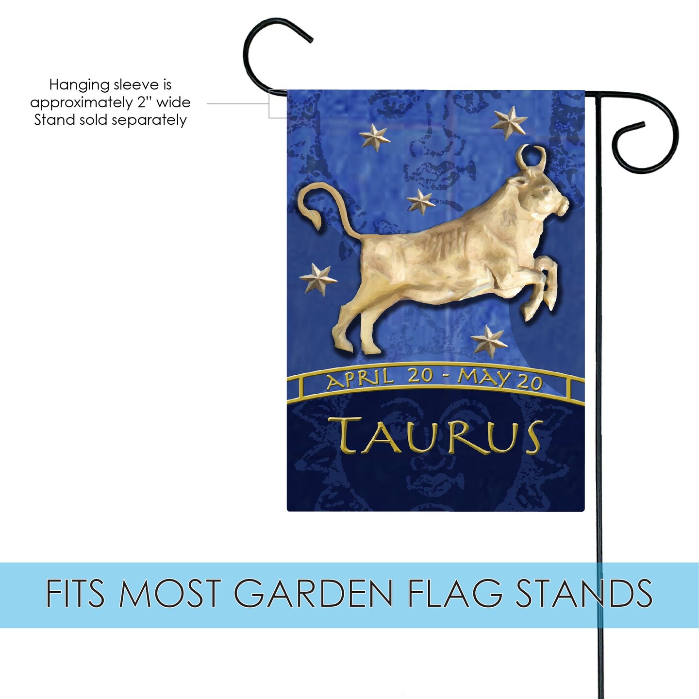 Zodiac-Taurus Decorative Taurus Flag