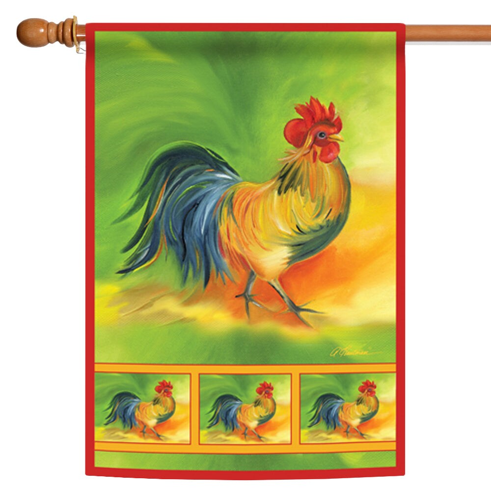 Rooster Decorative Rooster Flag